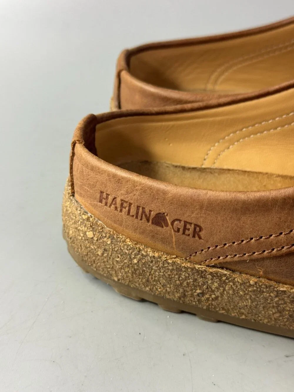 Haflinger Malmo Unisex Clog  - Saddle Leather, Size 42